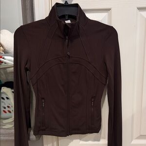 lululemon define cropped jacket espresso brown